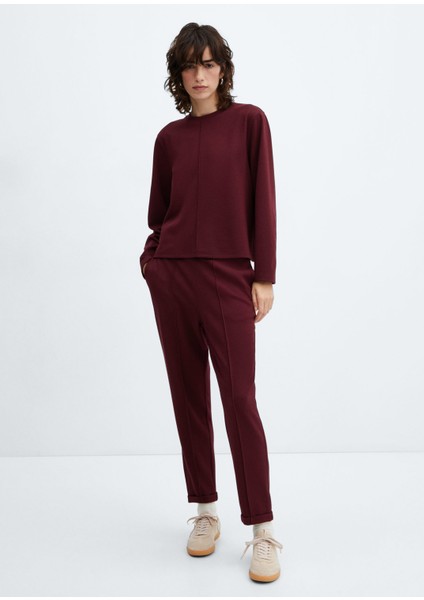 Dekoratif Dikişli Sweatshirt