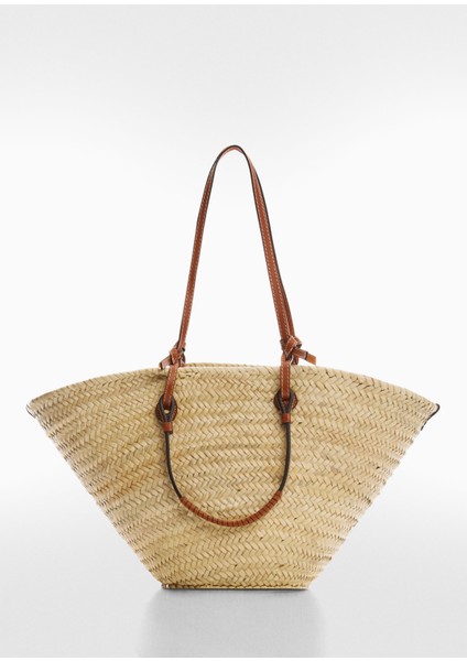 Raffia Tote Çanta