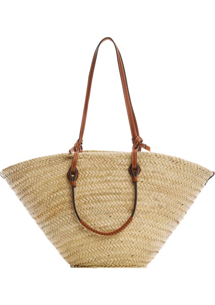 Raffia Tote Çanta