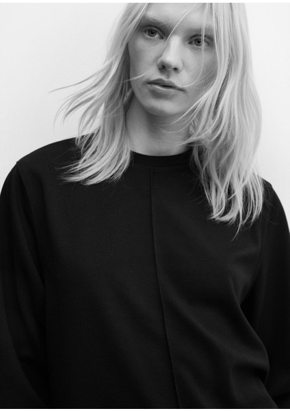 Dekoratif Dikişli Sweatshirt