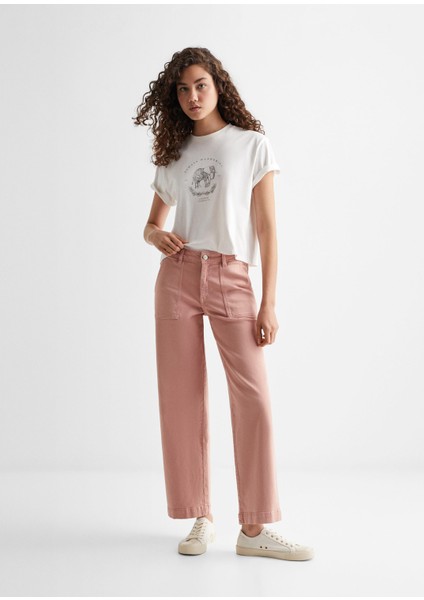 Mango Cepli Culotte Pantolon