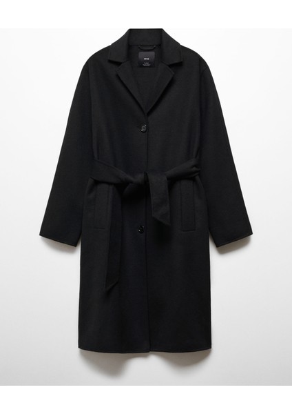 El Yapımı Kemerli Yün Palto modelleri