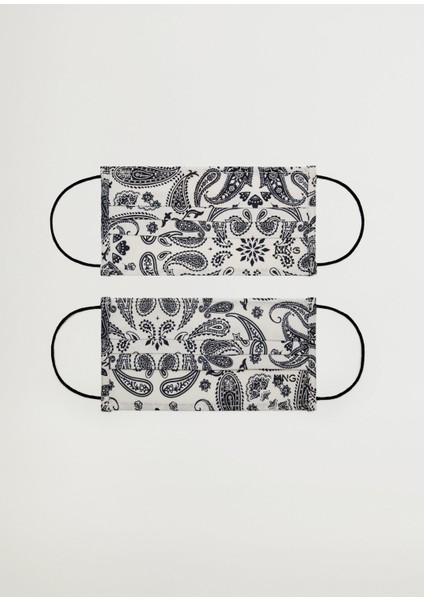 Yıkanabilir Hijyenik Yüz Maskesi Telsiz 2'li Paket Polyester Kumaş fırsatları