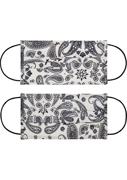 Yıkanabilir Hijyenik Yüz Maskesi Telsiz 2'li Paket Polyester Kumaş indirimleri