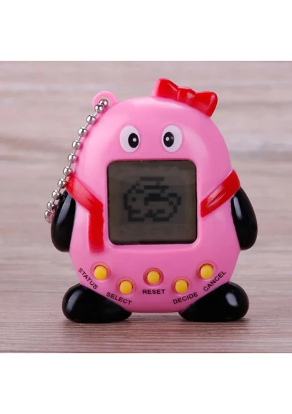 Sanal Bebek Hediyelik Tamagotchi Nostaljik Oyuncak Çoklu Hayvan Seçeneği Pembe