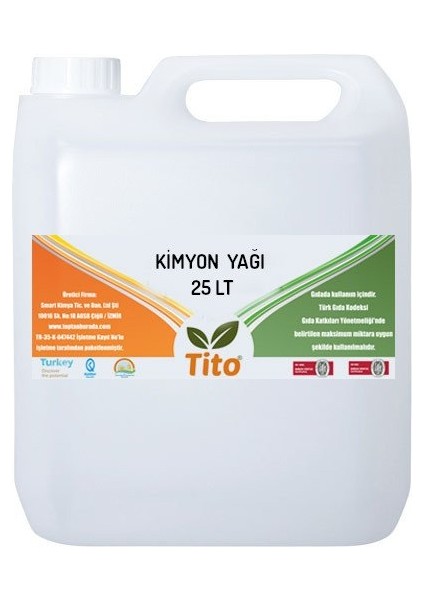 Kimyon Yağı 25 Lt