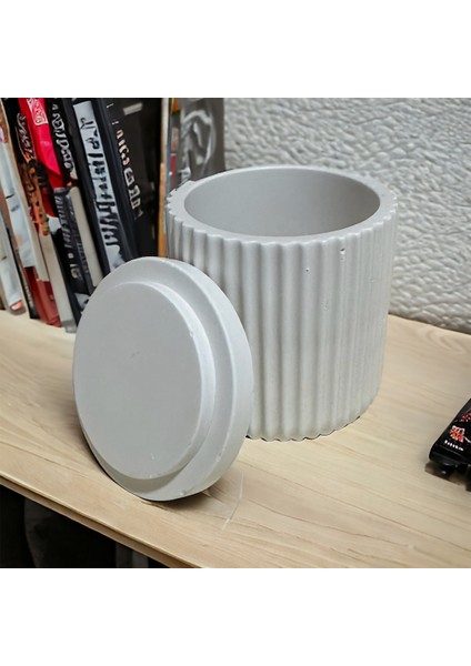 Dekoratif Çok Amaçlı Kapaklı Saklama Kutusu Krem Renk fiyatları