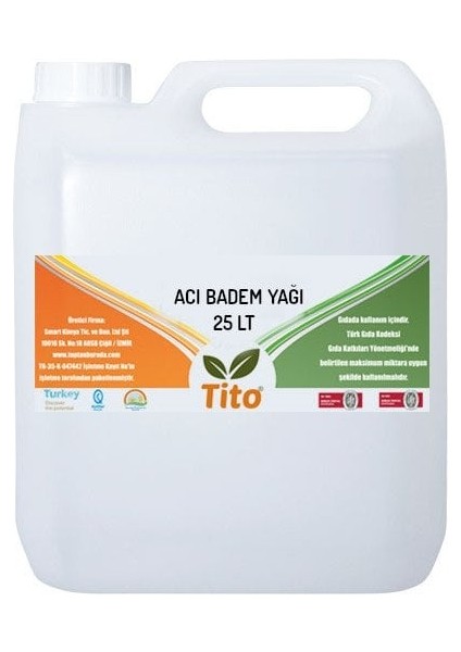 Acıbadem Yağı 25 Lt