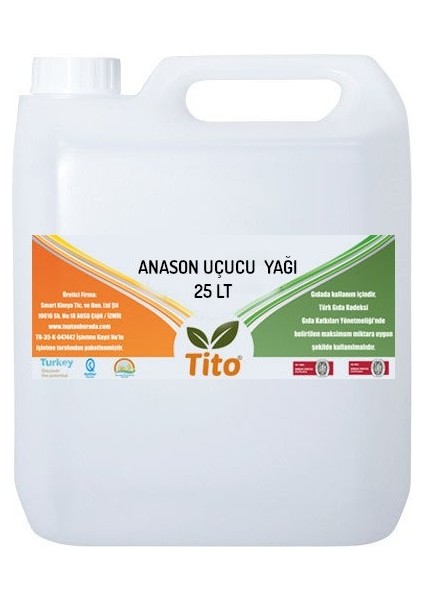 Anason Uçucu Yağı 25 Lt
