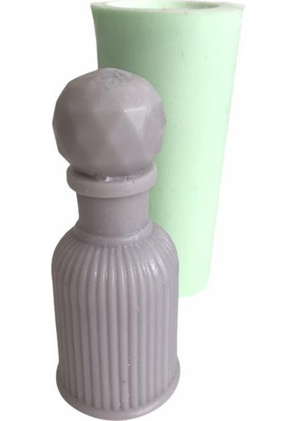 Parfüm Şişesi Silikon Kalıp Sabun Kokulu Taş Mum Epoksi Kalıbı