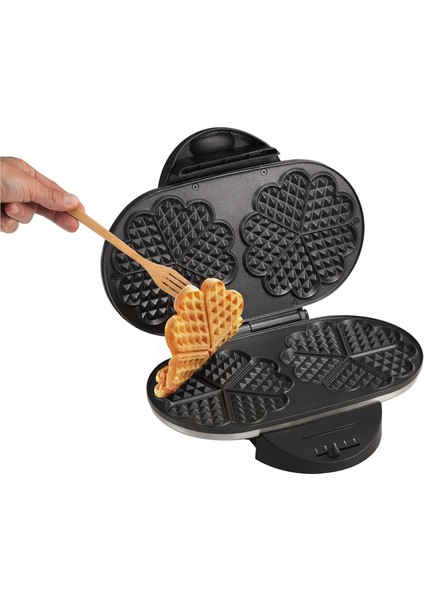 Wm 311D Waffle Makinesi - Siyah ve Paslanmaz Çelik, 1200 W Gücünde