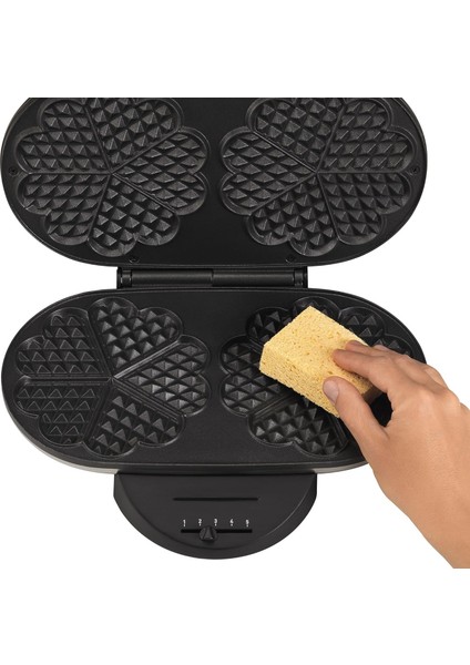 Wm 311D Waffle Makinesi - Siyah ve Paslanmaz Çelik, 1200 W Gücünde