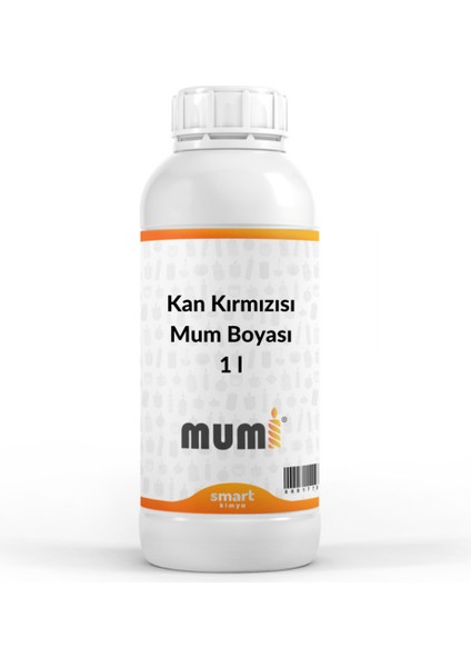 Sıvı Mum Boyası Kan Kırmızısı 1 Lt