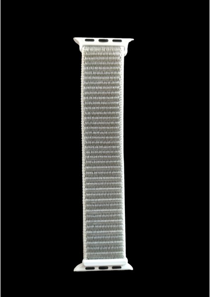 Apple Watch 42 mm / 44MM / 45MM/ 49 mm (Seriler /se/ultra ile Uyumlu) Cırtlı Bant Kordon Açık Gri fiyatları