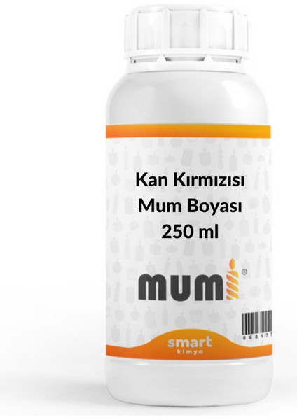 Sıvı Mum Boyası Kan Kırmızısı 250 ml