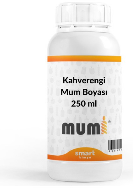 Sıvı Mum Boyası Kahverengi 250 ml