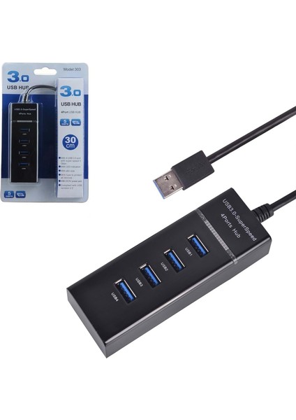 USB 3.0 Hub Çoklayıcı 4 Port Gabble GAB-UP430