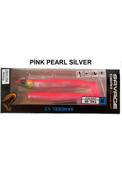 Sandeel V2 12CM 22GR 2+1 Silikon Suni Yem