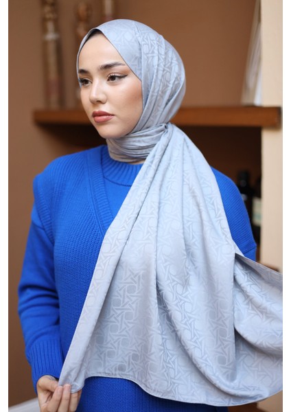 Marka Jakarlı Deluxe Şal - Gümüş fiyatları