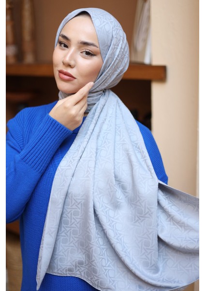 Marka Jakarlı Deluxe Şal - Gümüş fırsatları