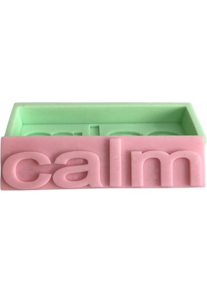 Calm Silikon Kalıp Sabun Kokulu Taş Mum Epoksi Kalıbı