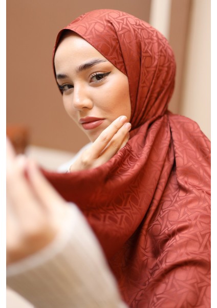 Marka Jakarlı Deluxe Şal - Taba indirimleri