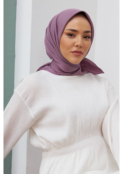 Marka Düz Twill Eşarp - Lila