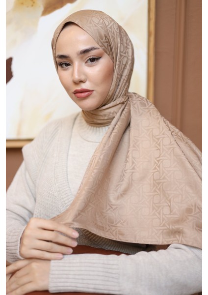 Marka Jakarlı Deluxe Şal - Koyu Bej fiyatları