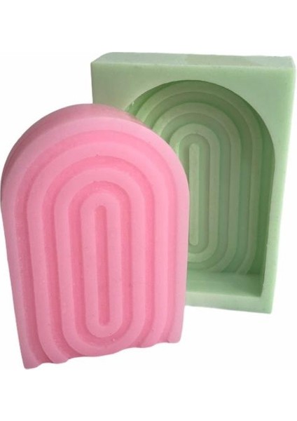 Frekans Kapı Kalıp Sabun Kokulu Taş Mum Epoksi Kalıbı