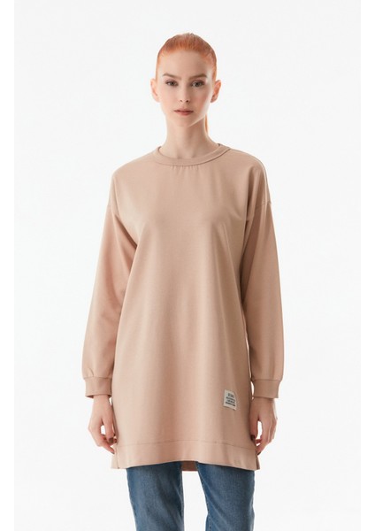 Fullamodest Basic Bisiklet Yaka Tunik