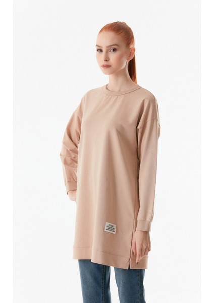 Fullamodest Basic Bisiklet Yaka Tunik