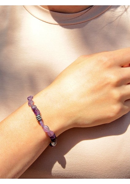 Doğal Taş Ametist Doğal Taş Bileklik Dtadtbt