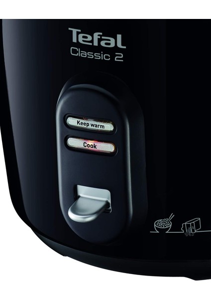 RK1038 Classic Çift Fonksiyonlu Pirinç Pişirici, Siyah, 700 W indirimleri