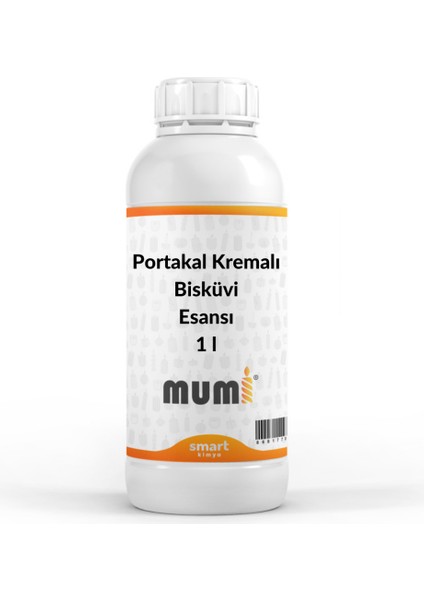 Mum Esansı Portakal Kremalı Bisküvi 1 lt