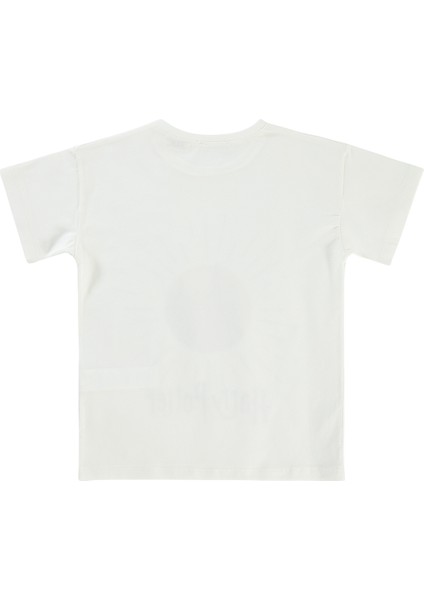 Kız Çocuk Tişört 10-13 Yaş Ekru fiyatları