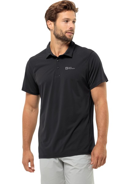 Siyah Erkek Polo T-Shirt 1810121TR_PRELIGHT Traıl Polo M