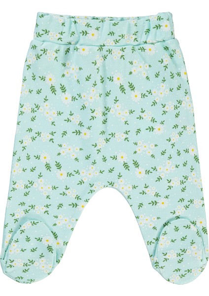 Kız Bebek Patikli Tek Alt 1-6 Ay Mint Yeşili