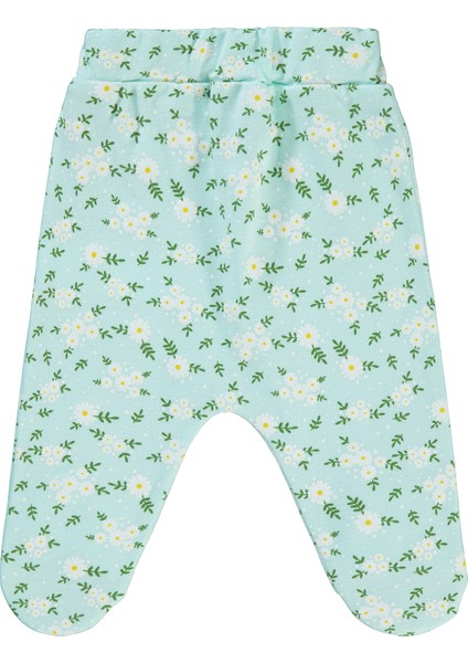 Kız Bebek Patikli Tek Alt 1-6 Ay Mint Yeşili