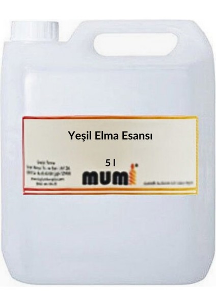 Mum Esansı Elma 5 Lt