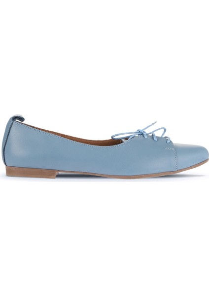 Mavi Açık Deri Kadın Loafer 01WR3114