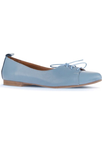 Mavi Açık Deri Kadın Loafer 01WR3114