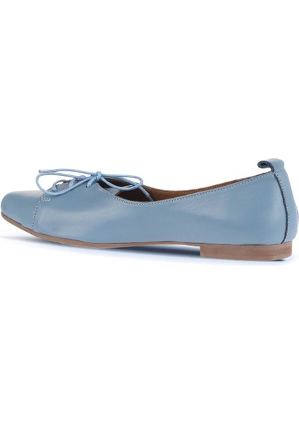 Mavi Açık Deri Kadın Loafer 01WR3114