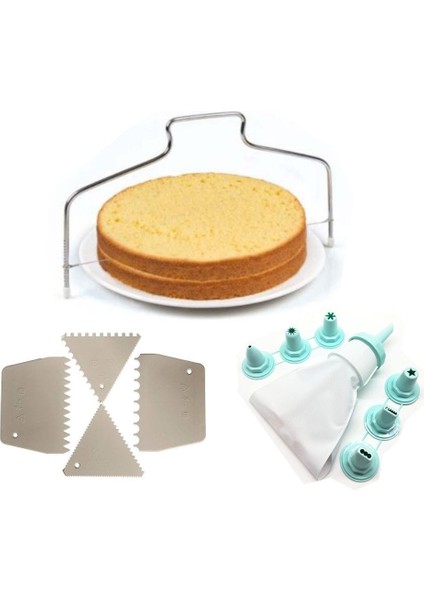 Pasta Dekorasyon Seti 12 Parça Hediyeli