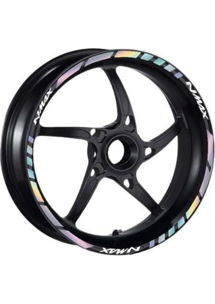 Hologramlı Iı Nmax Uyumlu 1 Set Jant Şeridi