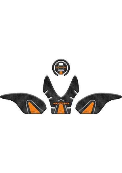 Rks R250 2022 - 2024 Uyumlu Tank Pad Set 004