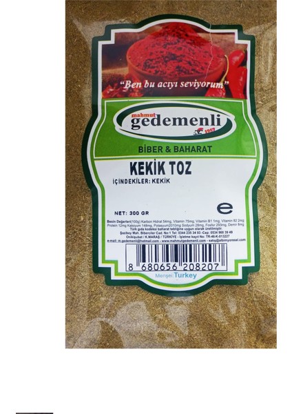 Kekik Tozu 300 gr