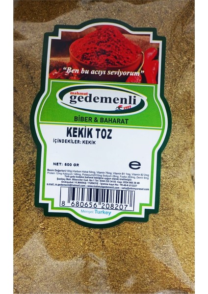 Kekik Tozu 500 gr