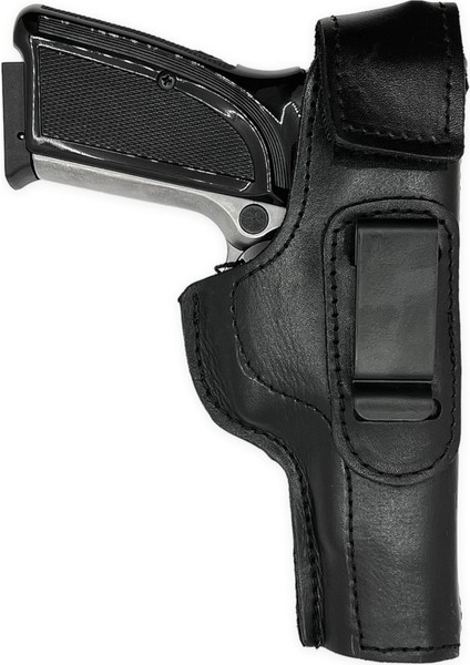 Cırtlı Maşalı Napa Deri Tabanca Kılıfı Glock 43