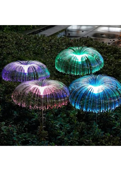 Jellyfish Solar Garden Lights Güneş Enerjili Bahçe Aydınlatması Denizanası Görünüm