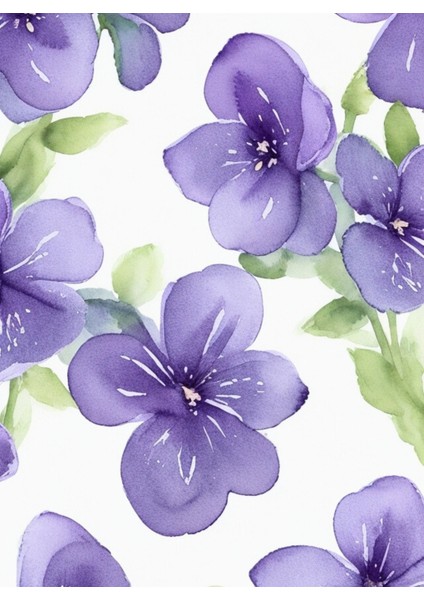 Purple Flowers Kanvas Tablo fiyatları